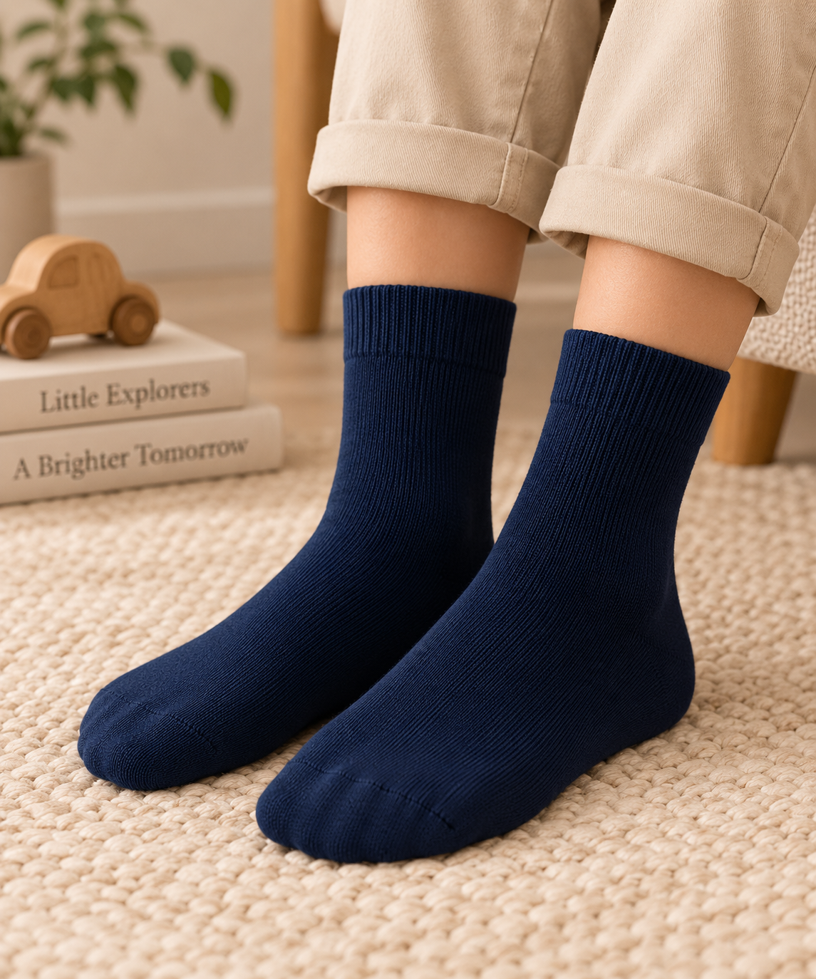 Navy Blue Socks (Pair of 2)