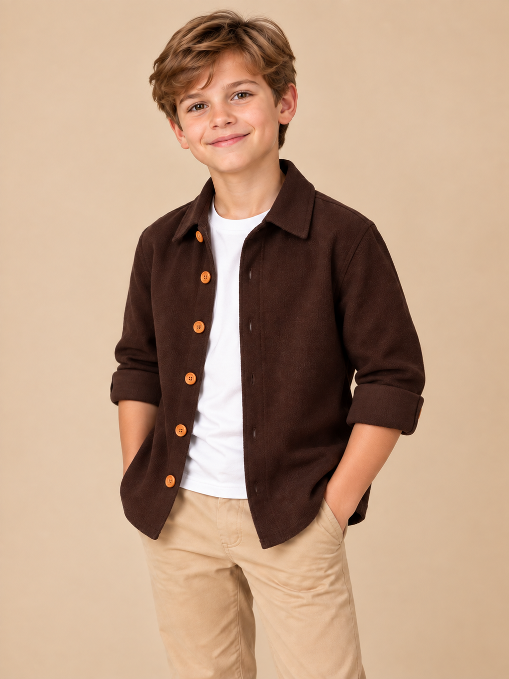 Dark Brown Shacket