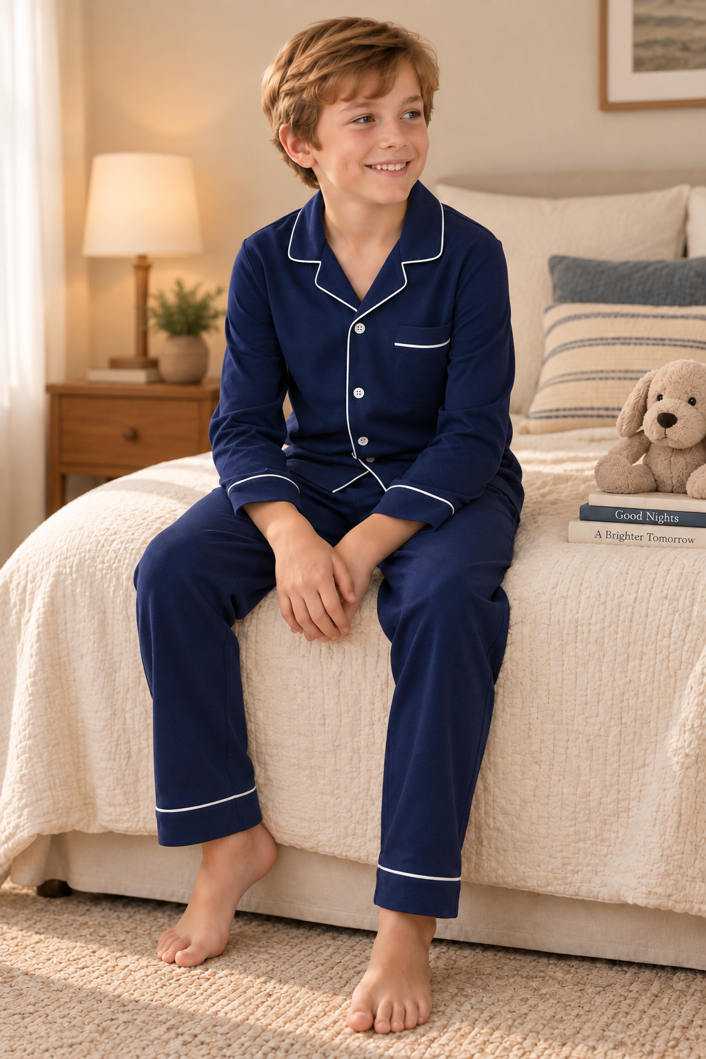 Two-piece night suit