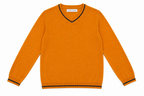 Dark Mustard V-Neck T-shirt