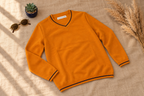 Dark Mustard V-Neck T-shirt