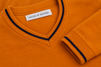 Dark Mustard V-Neck T-shirt