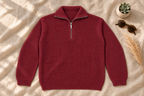 Maroon Zip Pull Over