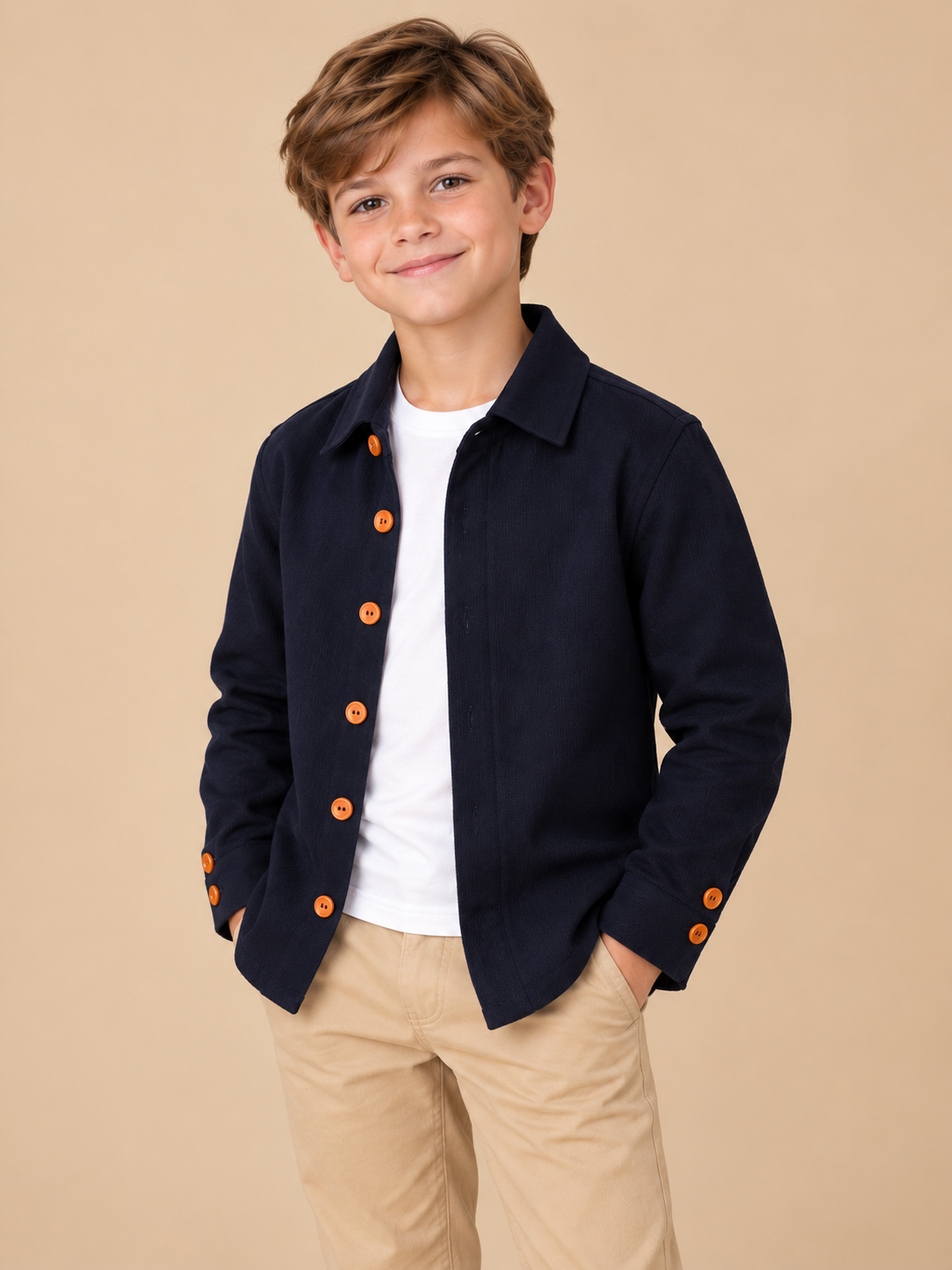 Navy Blue Shacket
