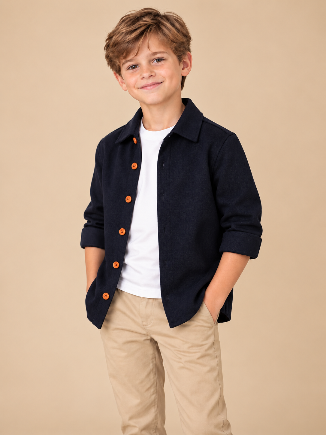 Navy Blue Shacket
